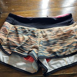 Women’s Lululemon speed up shorts 2.5